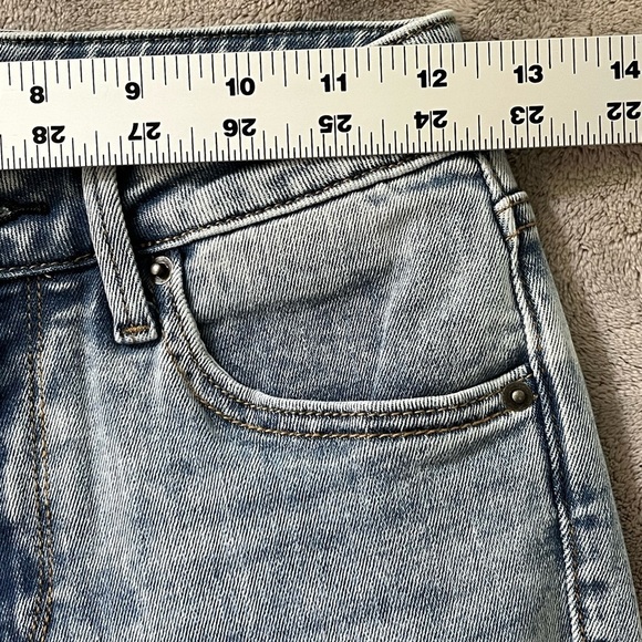 Driftwood Jackie High Rise Skinny Jeans Floral Embroidered Y2K 90’s Size 24 - Picture 13 of 15